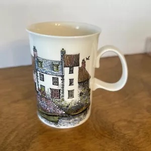Dunoon Cottages On The River Fine Bone China Tea Cup/Mug Sue Scullard 8 Oz Vtg - Picture 1 of 4