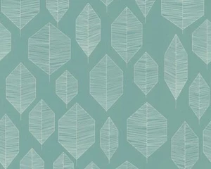 As Creation moderne geometrische Blatt gestreifte Pastelltapete skandinavisch 362094 - Bild 1 von 4
