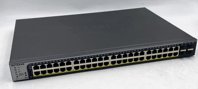 NETGEAR GS752TPv2, 48-Port Gigabit PoE+ Smart Switch, 4 SFP, 1U - Image 1 of 4