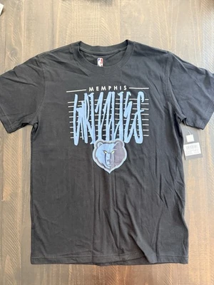Memphis Grizzlies Black NBA T-Shirt, Youth XL (18-20), New NWT - Image 1 of 4