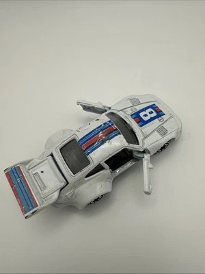 马提尼赛车保时捷 935 涡轮压铸玩具汽车门打开白色复古 — 第 1/4 张图片