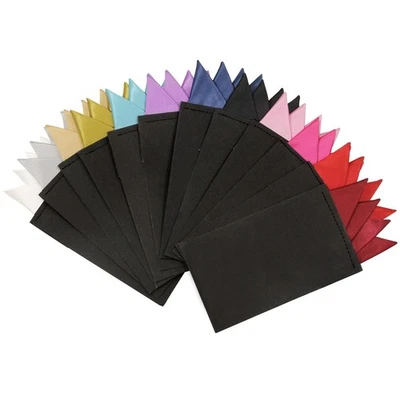 Мужские предварительно сложенные карманы квадраты полиэстер костюм носовой платок для свадебной вечеринки - Изображение 1 из 4