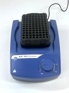 IKA MS3 Vortex Mixer w/ PCR Plate Attachment & Power Supply - Excellent - Picture 1 of 3