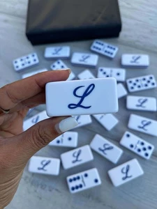 Tigres del Licey Jumbo Profi Acryl Domino Set mit Metall Spinner (UPDAT - Bild 1 von 18