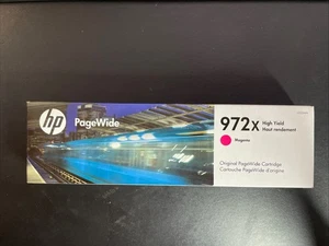 Oryginalny wysokowydajny wkład atramentowy HP 972X Magenta L0S01AN wygasa nowy 2025 - Zdjęcie 1 z 7