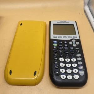 Texas Instruments TI-84 Plus Graphing Calculator Yellow School Property Tested - - Picture 1 of 6