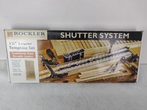 Rockler 1 1/4" Traditional Movable Louver Shutter System Template Set Jig Kit - Picture 1 of 15
