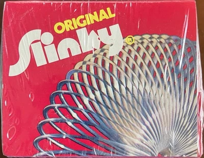 Vintage James Industries Metal Original Slinky Walking Spring Toy, New in Box - Image 1 of 2