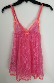 Agent Provocateur Pink Red Slip Set thong panty and babydoll dress XS/S