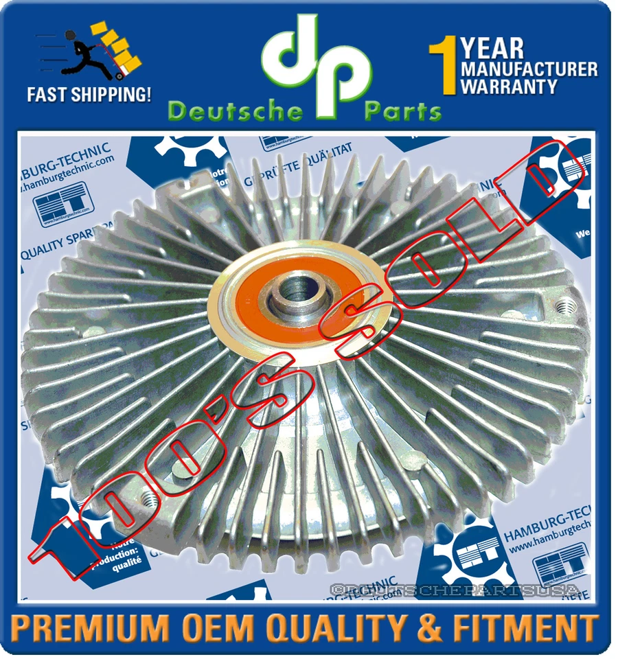 MERCEDES W201 190E 190 E MOTOR 2.6 EMBRAGUE VENTILADOR VISCOSO 1032000522 103 200 05 22 Foto 1 de 1