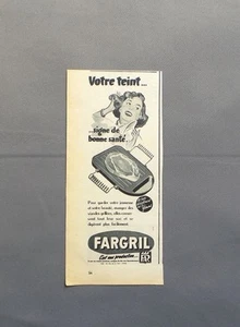 PUB WERBUNG ALTE ANZEIGE CLIPPING 100517 / GRILLEN SIE IHR FLEISCH AUF FARGRIL - Bild 1 von 1