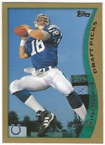 1998 Topps Peyton Manning RC Rookie #360 Colts