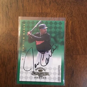 1998 Donruss Signature Series - Autographs Joe Carter Millennium Marks /1000... - Picture 1 of 2