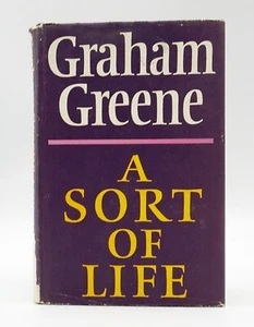 A Sort Of Life by Graham Green (1971) HC Vintage Autobiography 1st Edition - Picture 1 of 13