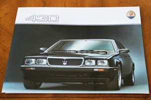 Maserati 430 brochure Prospekt, 1986 - Picture 1 of 5