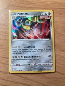 Melmetal 189/264 - Swsh08: Fusion Strike - Holo Rare - Pokemon TCG 2021 - Picture 1 of 3