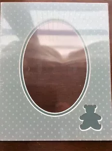 8x10 Teddy Bear bevel-cut Oval opening photo mat - Picture 1 of 1