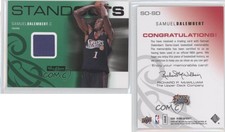 2008-09 Skybox Standouts Memorabilia Retail Green Samuel Dalembert #SO-SD