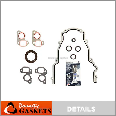 97-16 Chevrolet Cadillac Buick GMC 4.8L 5.3L 6.0 6.2 OHV Timing Cover Gasket Set - Image 1 of 4