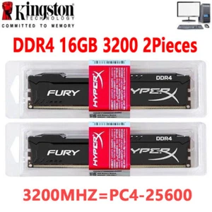 HyperX FURY DDR4 32GB 2X16GB 3200 MHz PC4-25600 Desktop RAM Memory DIMM 288PIN