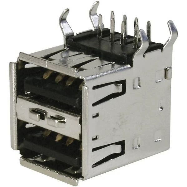 TRU COMPONENTS Presa usb da pannello 2.0 dual port tc-a-usb a 2p 203 tru