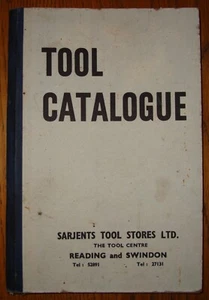 SARJENTS TOOL STORES LTD AUTUMN 1964 TOOL CATALOGUE IN GOOD USED CONDITION - Picture 1 of 4