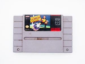 Super Soccer | Super Nintendo (SNES), 1991 | Cartridge Only | Tested & Works - Picture 1 of 4