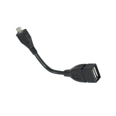 N24 USB OTG Adapter Kabel Micro USB 2.0-Stecker auf USB Buchse Typ A für Stick - Bild 1 von 4