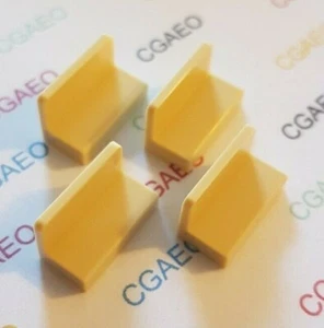 4 X Lego 4865b - Panel 1 x 2 x 1 with Rounded Corners TAN - Imagen 1 de 1