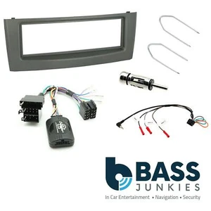 Fiat Grande Punto 2005 Car Radio GREY Fascia & JVC Steering Wheel Stalk CTKFT01G - Picture 1 of 1