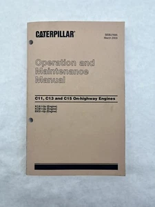 Manuale uso e manutenzione CAT CATERPILLAR C15 C11 C13 TRUCK 2003 SEBU7695 - Foto 1 di 6
