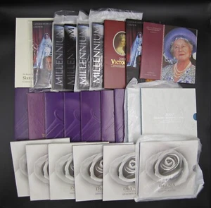 BULK LOT OF 24 x ROYAL MINT BU BRILLIANT UNCIRCULATED £5 CROWNS - 1997 TO 2008 - Picture 1 of 1