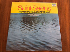 Camille Saint Saens: Symphony No 3, Op 78 Organ - K. Raf, Rudolf Moralt LP NEW