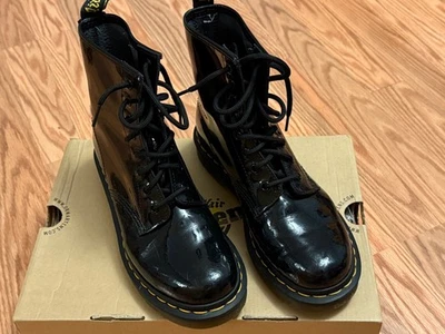 Dr. Martens Lamper черный патент ботинки W 7 1460 AW004 - Изображение 1 из 4