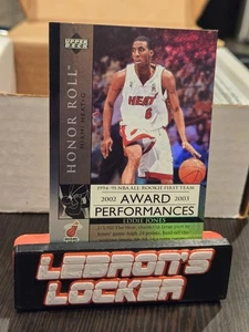 2002-03 Upper Deck Honor Roll Award Performances #AP3 Eddie Jones - Heat - Picture 1 of 2