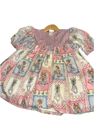 Cotton Collection Vintage Dress Angel  Girls 3T Cottagecore Tulle Twirl Fancy - Image 1 of 4