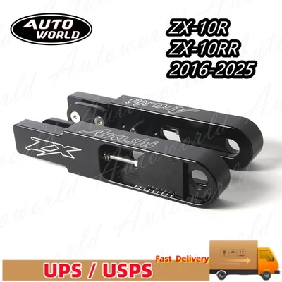 Kit de extensión de basculante CNC apto para Kawasaki Ninja ZX10R 2016 2017 2018 2019 2020 Foto 1 de 4