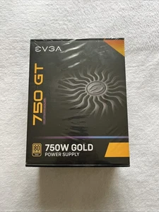 EVGA SuperNOVA 750 GT 220-GT-0750 80 Plus Gold 750W Fully Modular Power Supply - Afbeelding 1 van 4