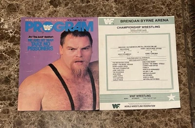 Programa de lucha libre WWF 134 Meadowlands 01-05-1987 NWA WCW WWE Hogan Piper Andre Foto 1 de 3