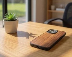 Recover Wood Case iPhone 13 Pro Max / 12 Pro Max - Walnut - New Open Box - Picture 1 of 3