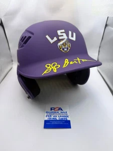 SKIP BERTMAN Autograph SIGNED LSU Tigers College Coach Batting Helmet PSA COA - Picture 1 of 4
