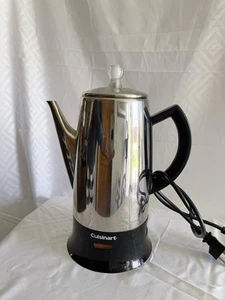 Cuisinart Classic 12 Cup Stainless Coffee Percolator w Ready Light Model PRC-12 - Picture 1 of 14