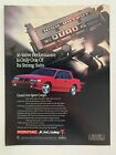 Pontiac Grand Am Sport Coupe Vintage 1990 Print Ad