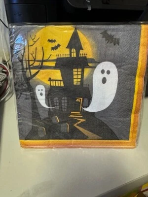 Haunted Halloween 16ct. 2-Ply Lunch Napkins Party Supply Tableware New!!!! - Image 1 of 2