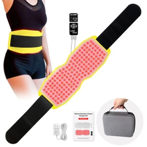 24W Heating Waist Leg Pads Slimming Infrared Red Light Therapy Belt Pain Relief - Picture 1 of 11