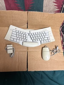 Vintage Apple Adjustable Keyboard M1242 Ergonomic - GS25 + Bus Mouse II - Bild 1 von 5
