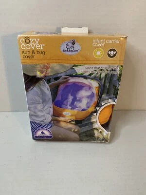 Cozy Cover Sun And Bug Cover Fits Standard Baby Carriers Pink EUC - Image 1 of 2