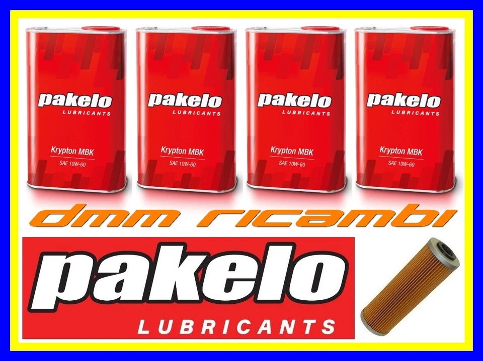 Kit Tagliando KTM DUKE 890 / R 2022 2023 + Filtro Olio PAKELO KRYPTON MBK 10W60 - Immagine 1 di 1