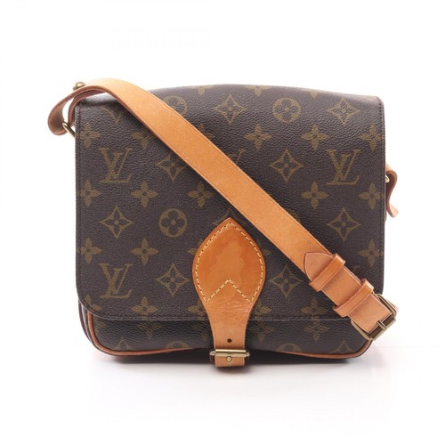 LOUIS VUITTON（LV） Borsa a tracolla Louis Vuitton Cartouchiere MM M51253 Monogram tela marrone usata LV