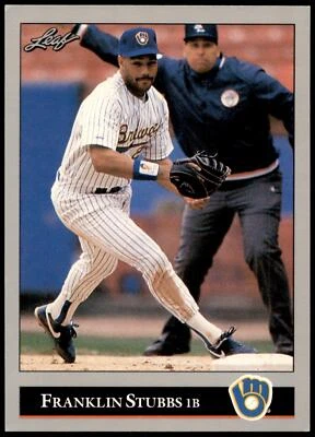 Franklin Stubbs #328a 1992 Leaf - Image 1 of 2